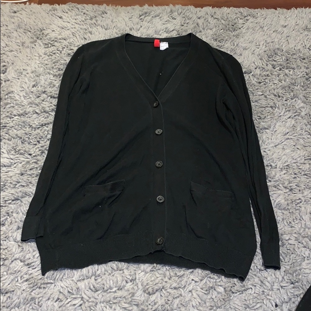 Black Cardigan with pockets